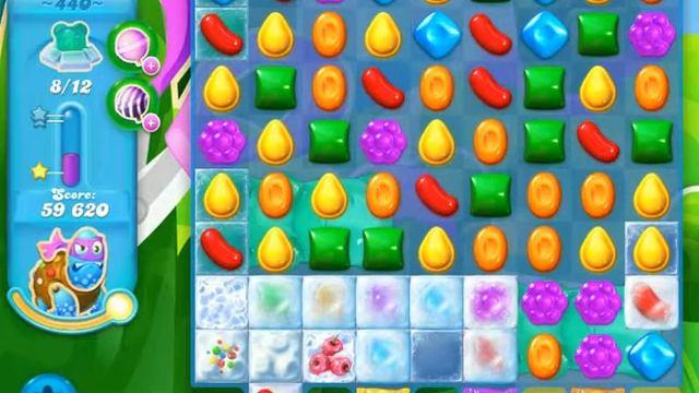 Candy Crash Soda Saga level 440 Solved смотреть онлайн