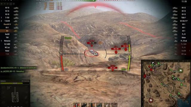 World of Tanks - M4 Sherman - Medium Tank Hulldown смотреть онлайн
