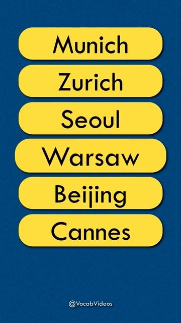 Can you pronounce the names of these cities in American English? смотреть онлайн