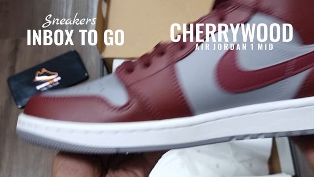UNBOXING CHERRYWOOD RED 2022 Air Jordan 1 Mid смотреть онлайн