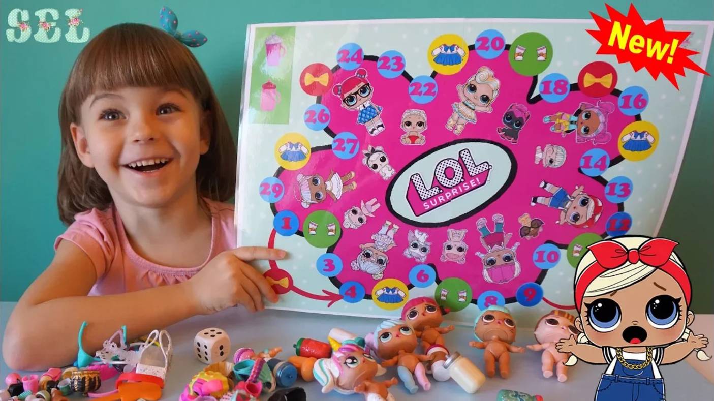 Настольная Игра ЛОЛ Сюрприз Своими Руками DIY LOL Surprise Game смотреть онлайн