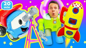 Грузовичок Лёва и Грузик в парке аттракционов! Видео про машинки для самых маленьких