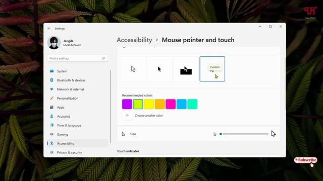 How to change the Mouse Cursor Colour and Size in Windows Computer ? смотреть онлайн