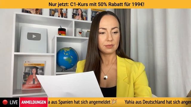 1 Stunde C1-WORTSCHATZ (Grammatik | Wortschatz | Deutschkurs | Deutsch C1 C2)