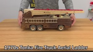 Полная реставрация игрушечной пожарной машины 1970 года!!!