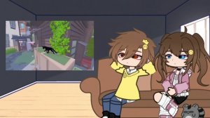 Реакция взрослых Хастура и Дарлы на "Блэк Кити в Биг Сити 😼"()Gacha Nox()Валера Гостер