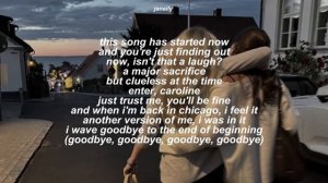 “just trust me, you'll be fine” || end of beginning - djo [speed up] lyrics