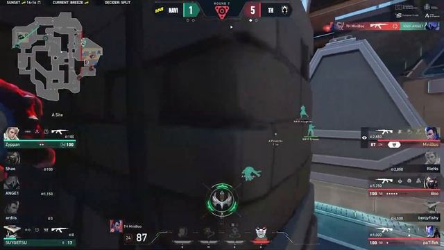 TH MiniBoo gets 4K with Yoru against NaVi | VCT EMEA Kickoff 2024 смотреть онлайн
