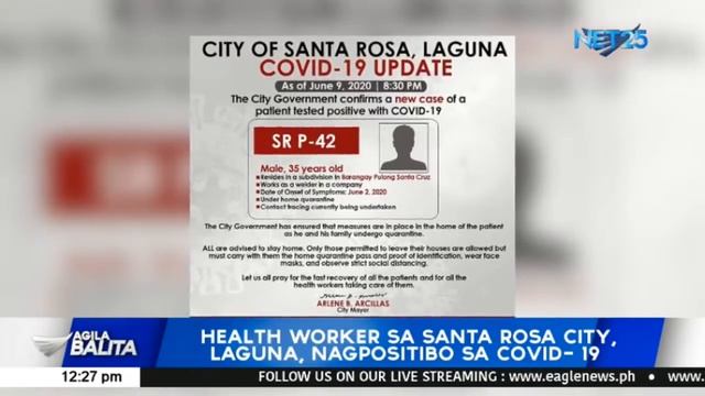 WATCH: Agila Balita - June 10, 2020 смотреть онлайн