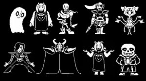 прохождение всех боссов и некоторых мини боссов в игре undertale