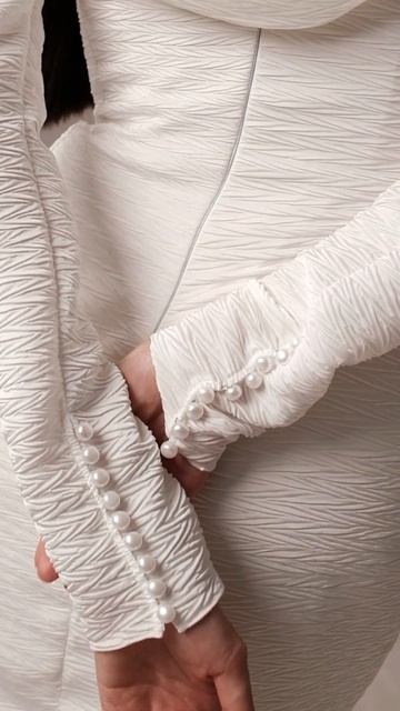 Свадебное платье События из коллекции «Прикосновение струн» 2025 от бренда Anna Kuznetcova