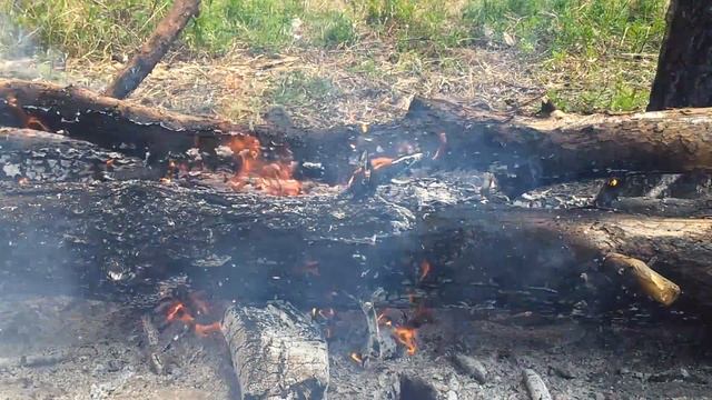 Костер на природе релакс. Best fireplace HD video,romatic relaxing fire with natural sound смотреть онлайн