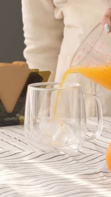 Lemon and Orange day✨ you can mix coffee and orange juice! Vzaahu paper flitted holder #coffee смотреть онлайн