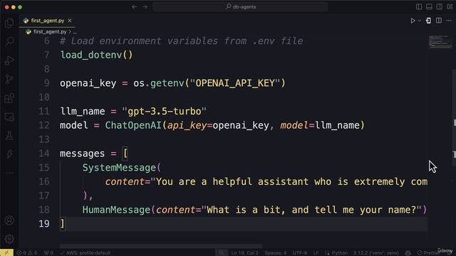 2. Creating and Running the First AI Agent - Part 1 смотреть онлайн
