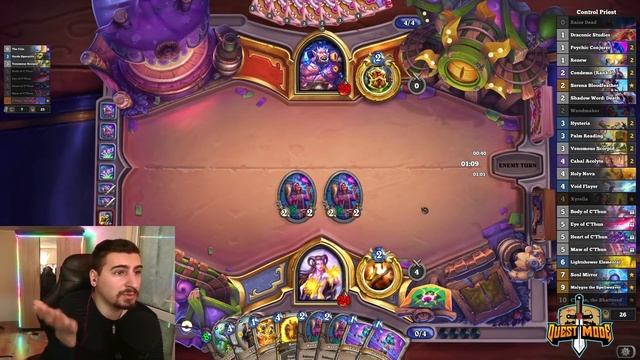 NEW Spell Priest With Malygos & C'Thun! This Is A Blast! Better Than All! Barrens New | Hearthstone смотреть онлайн