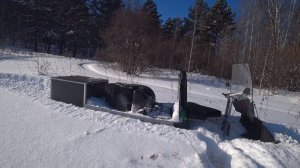 Ураган Тайга 2000. Прокатился за "шпротами" в глухозимье после обильных снегопадов.