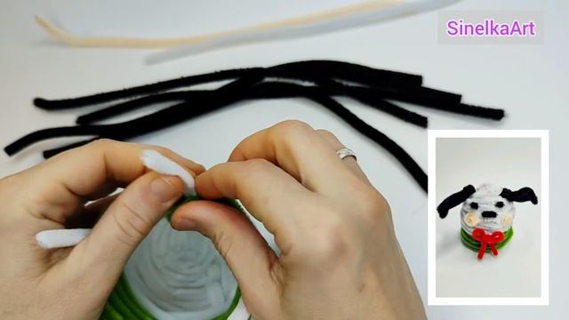 Кавайи милая собака в японском стиле / Поделка из синельной проволоки смотреть онлайн