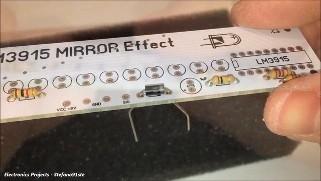 Vu Meter 21 LED Mirror Effect with LM3915 - PCB Tutorial смотреть онлайн