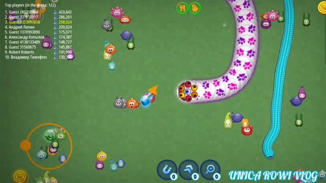 WORMSZONE.IO #146 | GIANT BEST SLITHER SNAKE GAMEPLAY смотреть онлайн