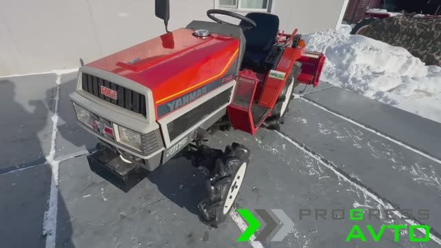 Обзор минитрактора Yanmar F145 - японский трактор с почвофрезой смотреть онлайн