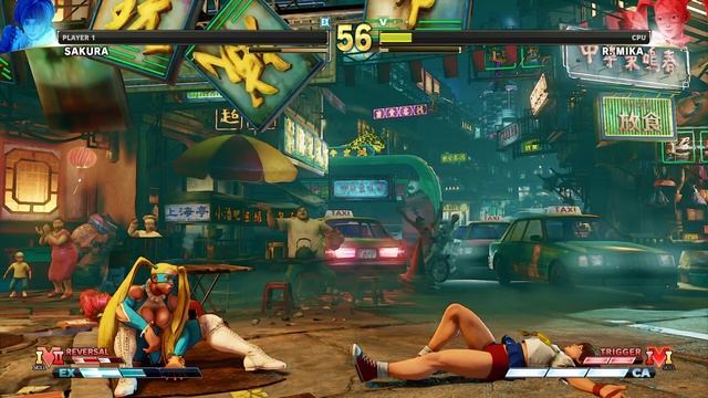STREET FIGHTER V Sakura vs R Mika смотреть онлайн