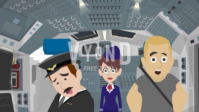 Childish Dad Fly The Plane On His Way To Walt Disney World смотреть онлайн