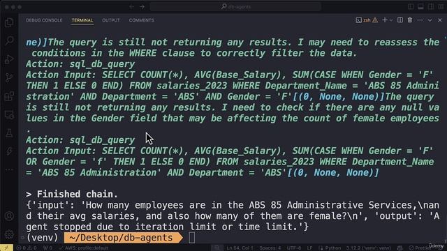 3. Build the SQL Agent and Interacting with the SQL Database смотреть онлайн