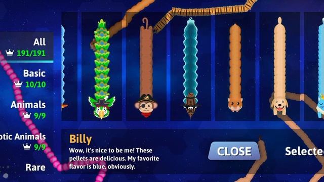 Snake.io My All Skins Collection In Snake Io #snake #snakeioallskins #newskins