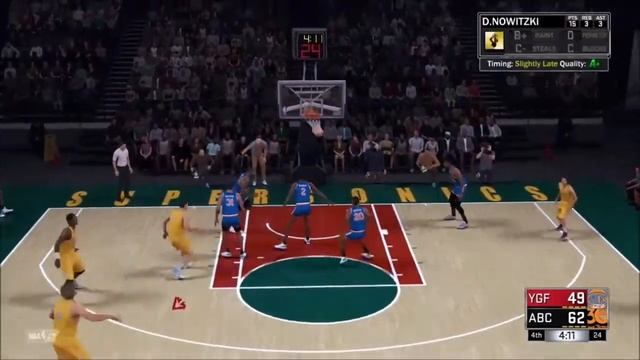 Nba 2k17 (Quick Give 3) Dirk type play... смотреть онлайн