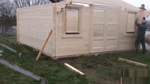 Сборка домика из минибруса