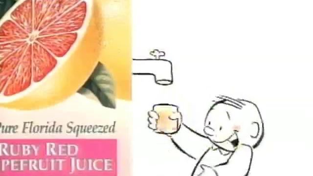 Tropicana Grapefruit Juice "Happy Man" - Ken Nordine VO смотреть онлайн