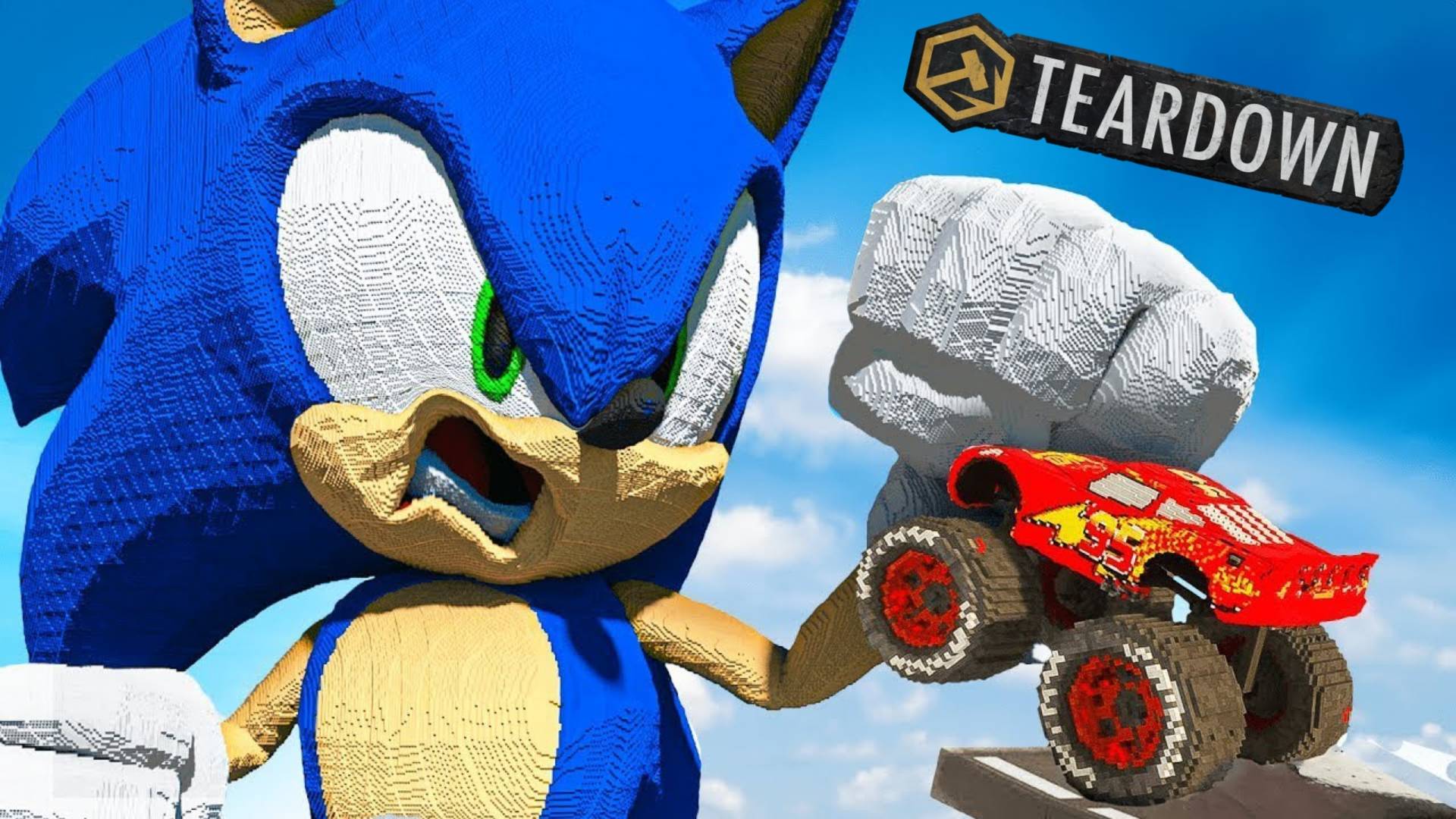 Cars vs Sonic | Teardown смотреть онлайн
