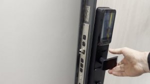Установка замка SMART SECRET R60 входные двери от застройщика