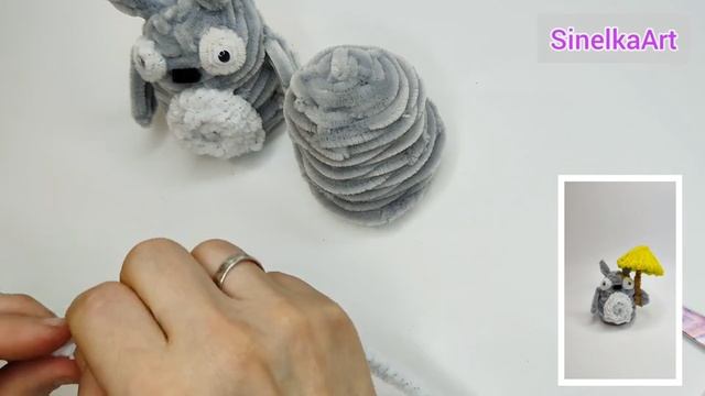 ТОТОРО. поделка из синельной проволоки своими руками смотреть онлайн