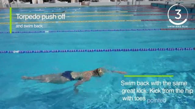 Improve your freestyle/front crawl | Torpedo push off and swim back | Focus on streamlining and kic смотреть онлайн