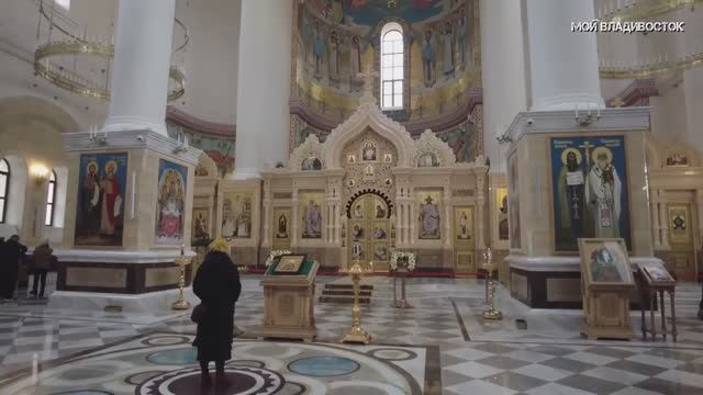 Владивосток Спасо-Преображенский собор работы продолжаются (2 декабря 2023). смотреть онлайн