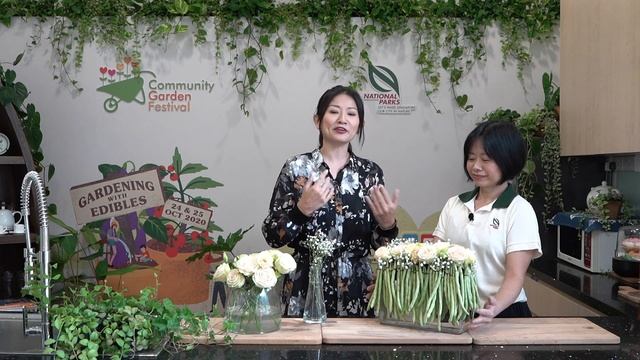 Floral Arrangement | Community Garden Festival 2020 смотреть онлайн