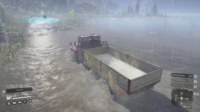 SnowRunner. Висконсин. Блэк Бэджер Лейк. Поручение "Возвращение одолженного" смотреть онлайн