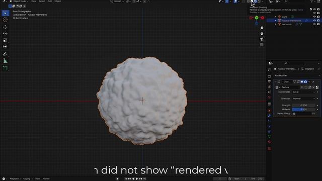 3D Nucleus Design In Blender | Blender For Biology | Lecture 3 - Part -I #blender #biology #nucleus