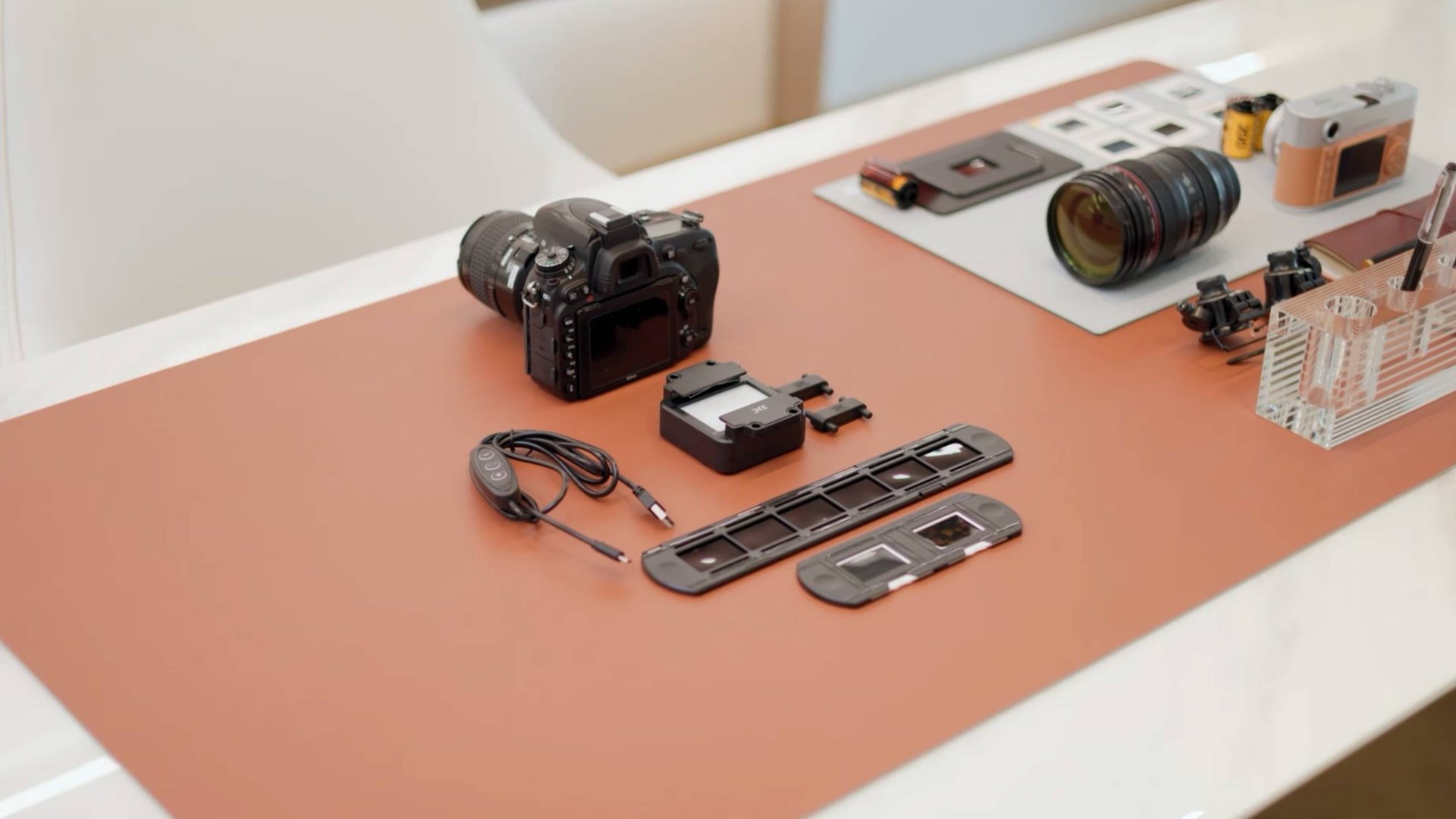 LED адаптер JJC FDA-LED1 для оцифровки плёнки и слайдов 35 мм