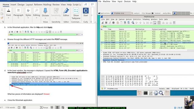 CBROPS - Lab 10.6.7 - Using Wireshark to Examine HTTP and HTTPS Traffic смотреть онлайн