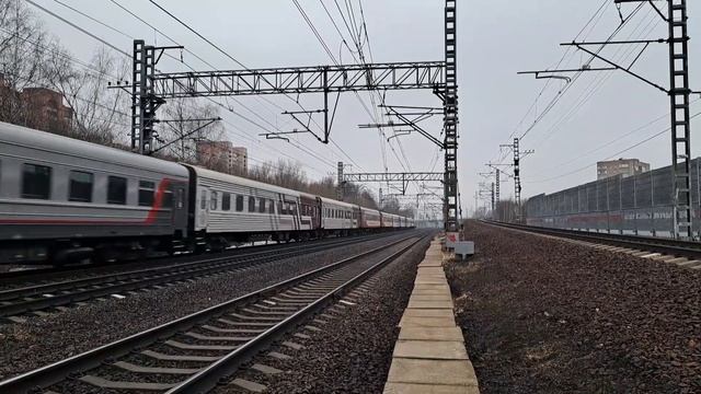 "Повезло, так повезло". Утренняя мартовская поездка на перегон "Москва Товарная-Ховрино". смотреть онлайн