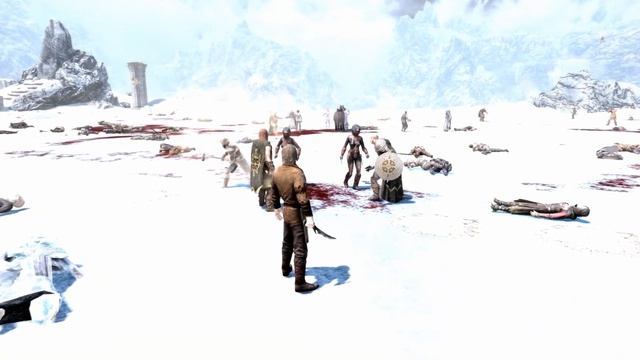 Skyrim SE Battles - Major Factions and Greybeards Battle Royale смотреть онлайн