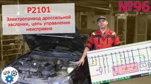 Автомобиль не реагирует на педаль газа, ошибка P2101, но электронная заслонка исправна (Видео 96)
