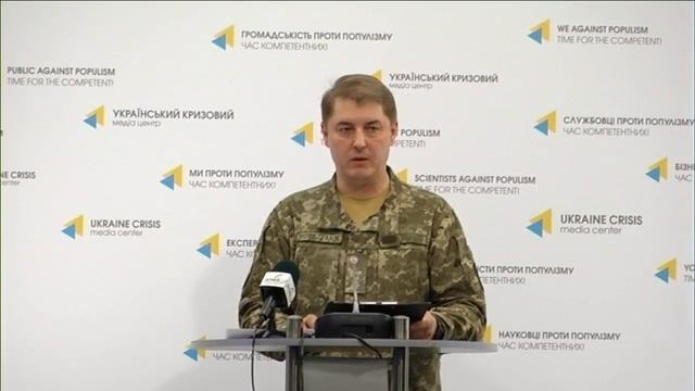 Полковник Олександр Мотузяник, речник Міністерства оборони України з питань АТО. УКМЦ, 11.04.2017 смотреть онлайн