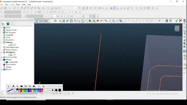 Autodesk Power Mill Curve Editor Pattern in Hindi Tutorial смотреть онлайн