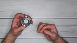 Как привязать леску или шнур к шпуле катушки