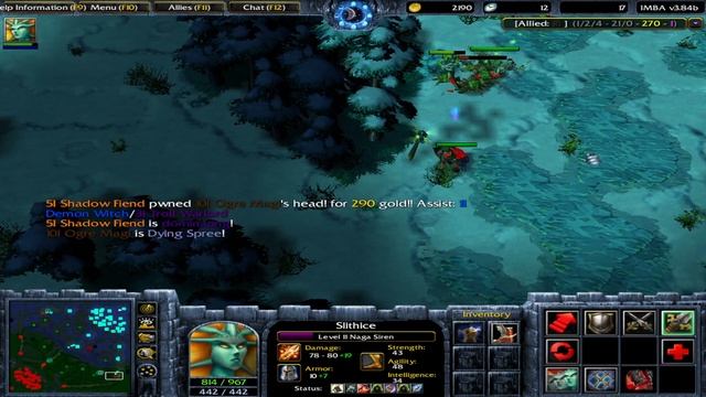 Dota IMBA AI - 2 x Naga Siren смотреть онлайн