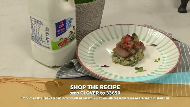 Clover Peppered Ox liver and creamed spinach | Afternoon Express | 5 August 2019 смотреть онлайн
