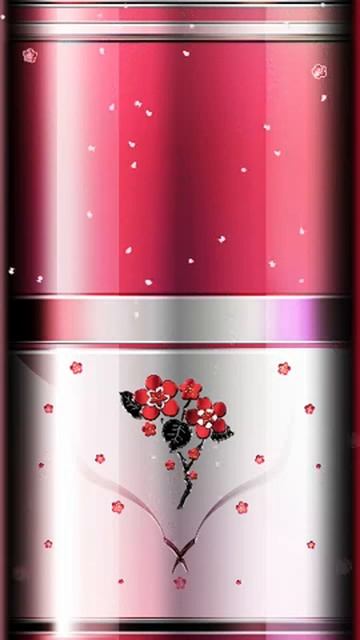 Galaxy Themes - [poly] hot pink flower смотреть онлайн